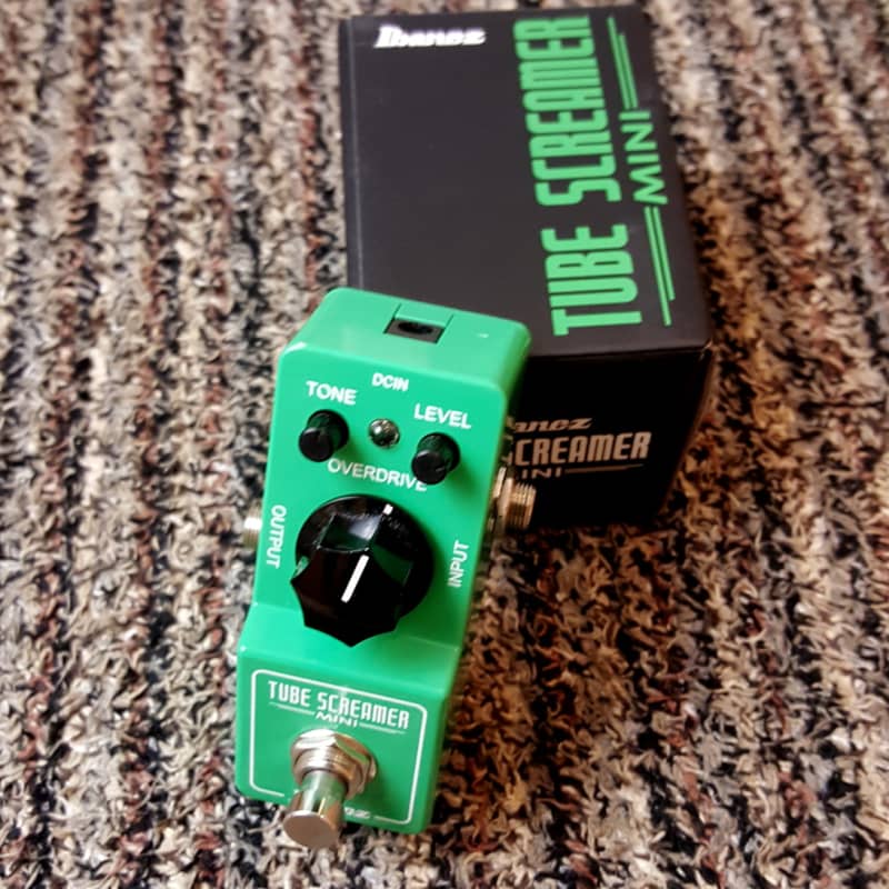 used 2010s Ibanez TSMINI Mini Tube Screamer Green - Effect Pedal