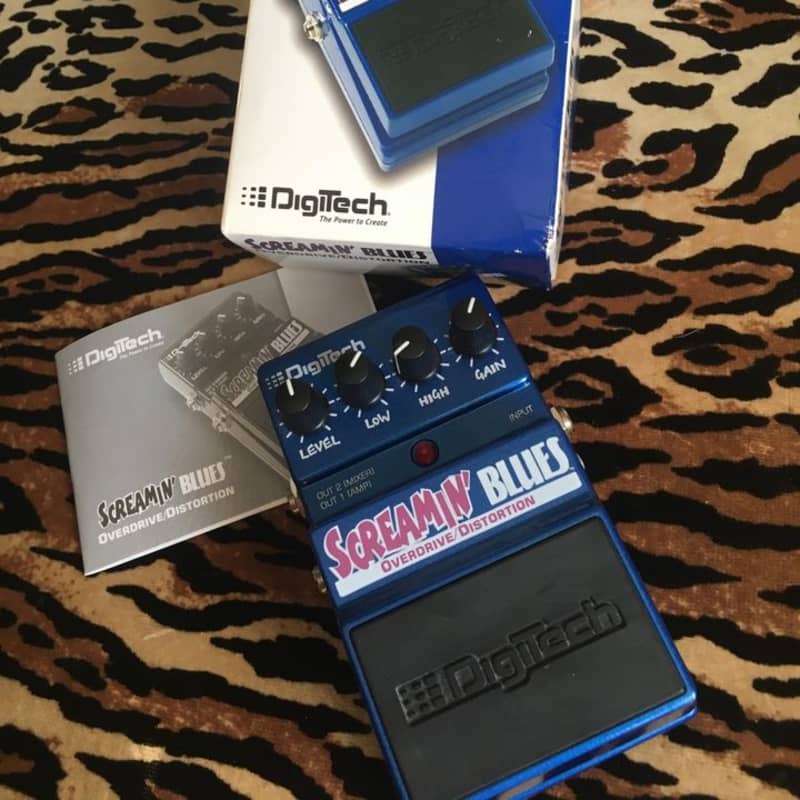 used 1990s DigiTech Screamin' Blues Blue - Effect Pedal