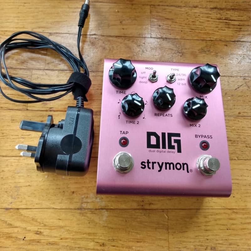 used 2015 - 2022 Strymon DIG Dual Digital Delay V1 Pink - Effect Pedal