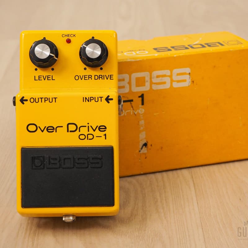 used 1979 Boss OD-1 Yellow - Effect Pedal