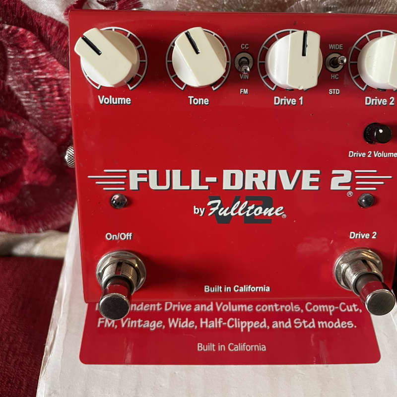 used 2018 Fulltone Full-Drive 2 V2 Red - Effect Pedal