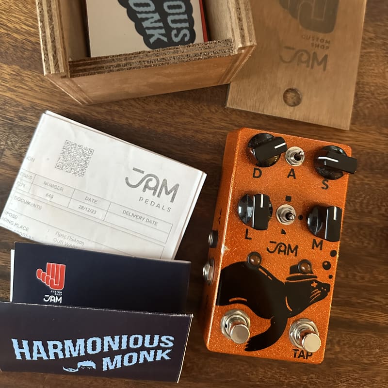 used 2020 - 2021 JAM Pedals Harmonious Monk Tremolo Blue - Effect Pedal