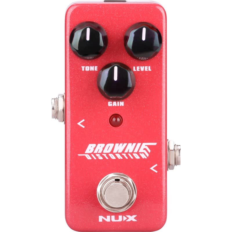 new NuX NU-X Brownie Distortion Pedal Brown - Effect Pedal