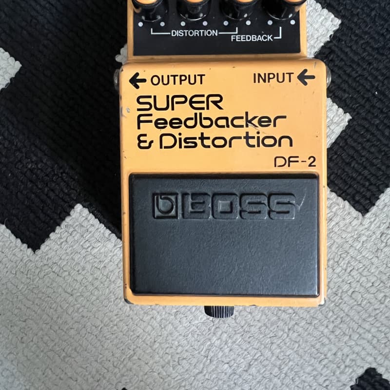 used 1985 - 1989 Boss DF-2 Super Feedbacker and Distortion Orange - Effect Pedal