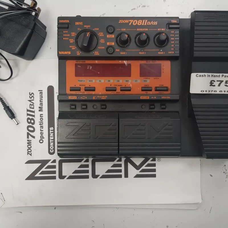 used Zoom 707ii Black - Effect Pedal