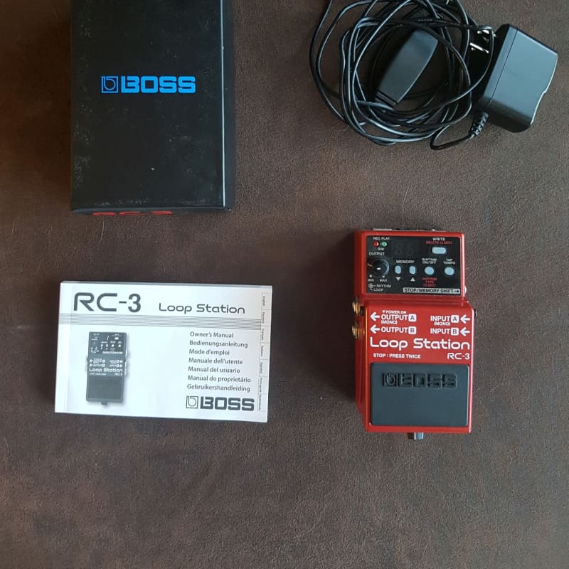 used Boss RC-3 Loop Station Red - Effect Pedal