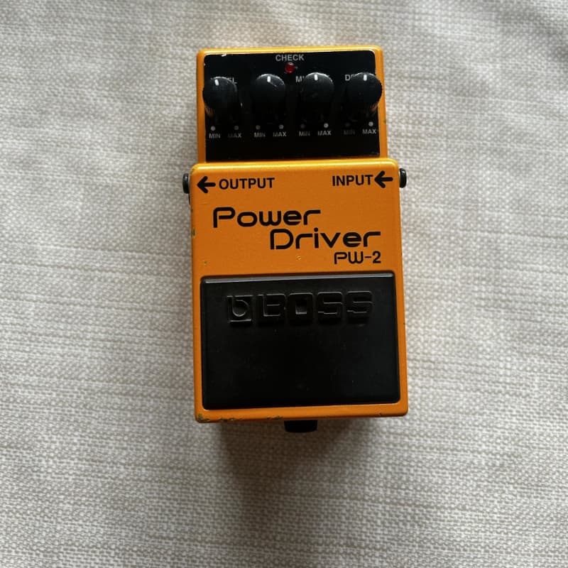 used 1996 - 1998 Boss PW-2 Power Driver (Silver Label) Orange - Effect Pedal