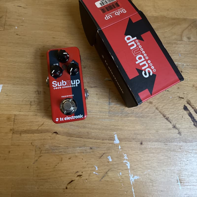 used 2017 - Present TC Electronic Sub N' Up Mini Octaver Red - Effect Pedal