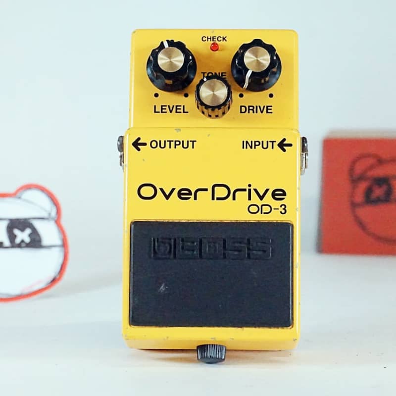 used 2010 Boss OD-3 OverDrive (Silver Label) Yellow - Effect Pedal