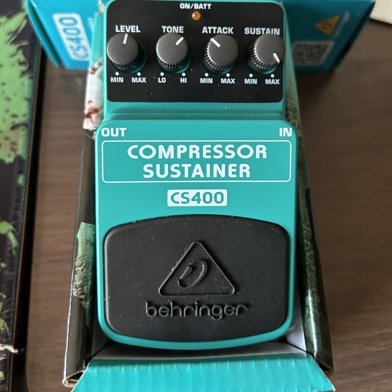 used 2010s Behringer CS400 Compressor Sustainer Pedal Standard - Effect Pedal