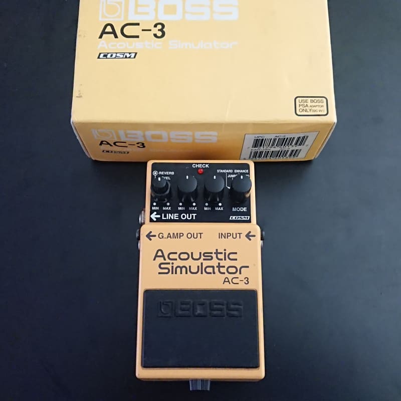 used 2006 - Present Boss AC-3 Acoustic Simulator (Dark Gray Label) ... - Effect Pedal