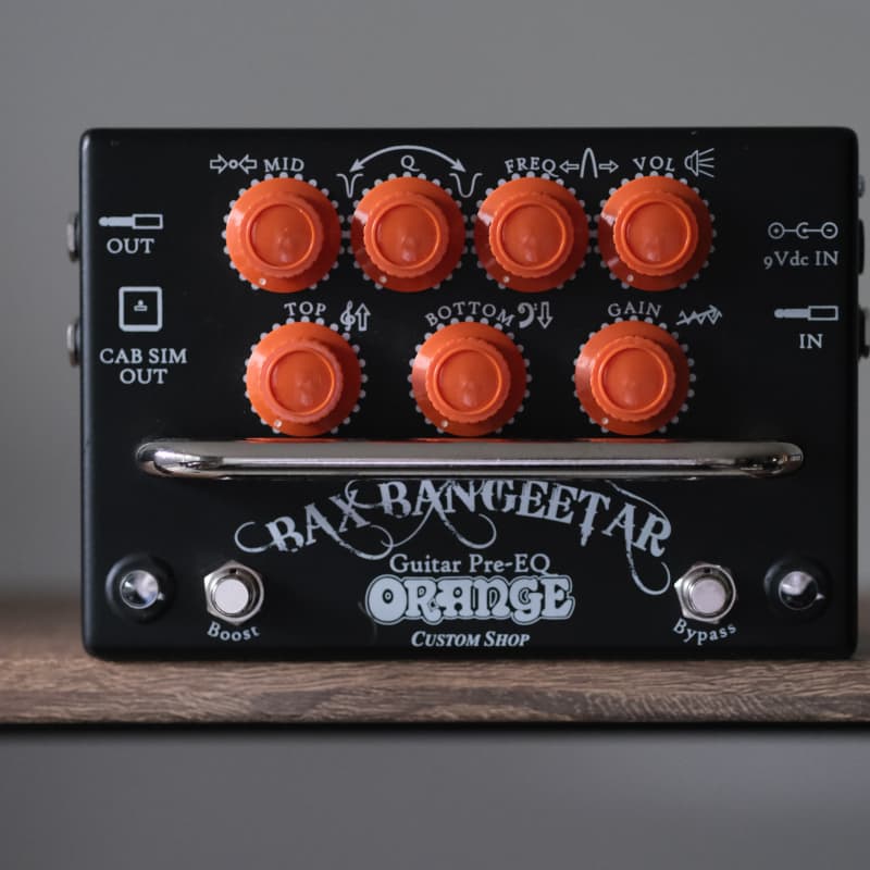 used 2010s Orange Bax Bangeetar Guitar Pre-EQ Pedal Black - Effect Pedal