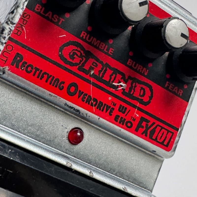 used 1996 - 1998 DOD FX101 Grind Rectifying Overdrive Grey - Effect Pedal