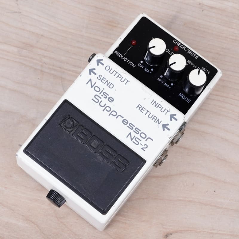 used 1990 Boss NS-2 Noise Suppressor (Silver Label) White - Effect Pedal