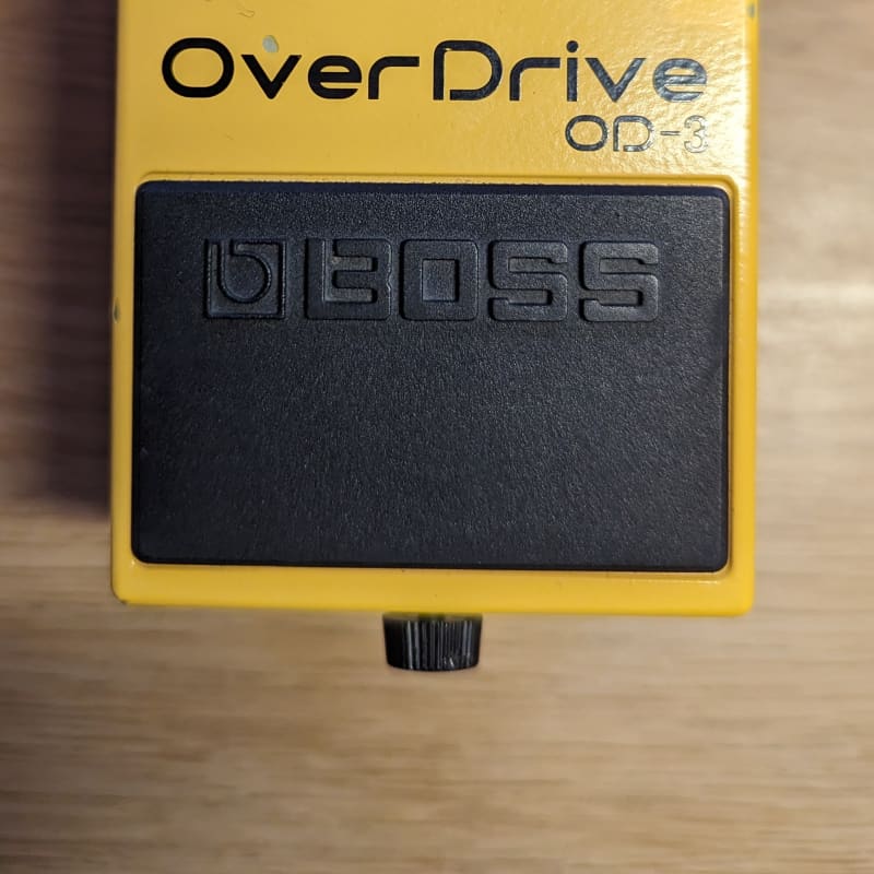 used 1997 - Present Boss OD-3 OverDrive (Silver Label) Yellow - Effect Pedal