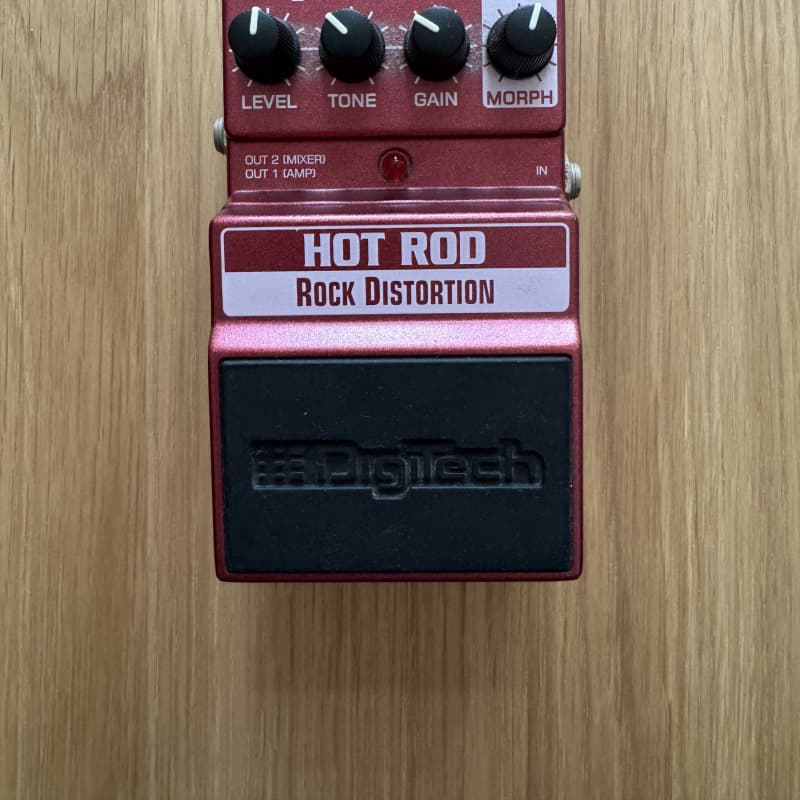 used Mid-00 s DigiTech Hot Rod Rock Distortion Red - Effect Pedal