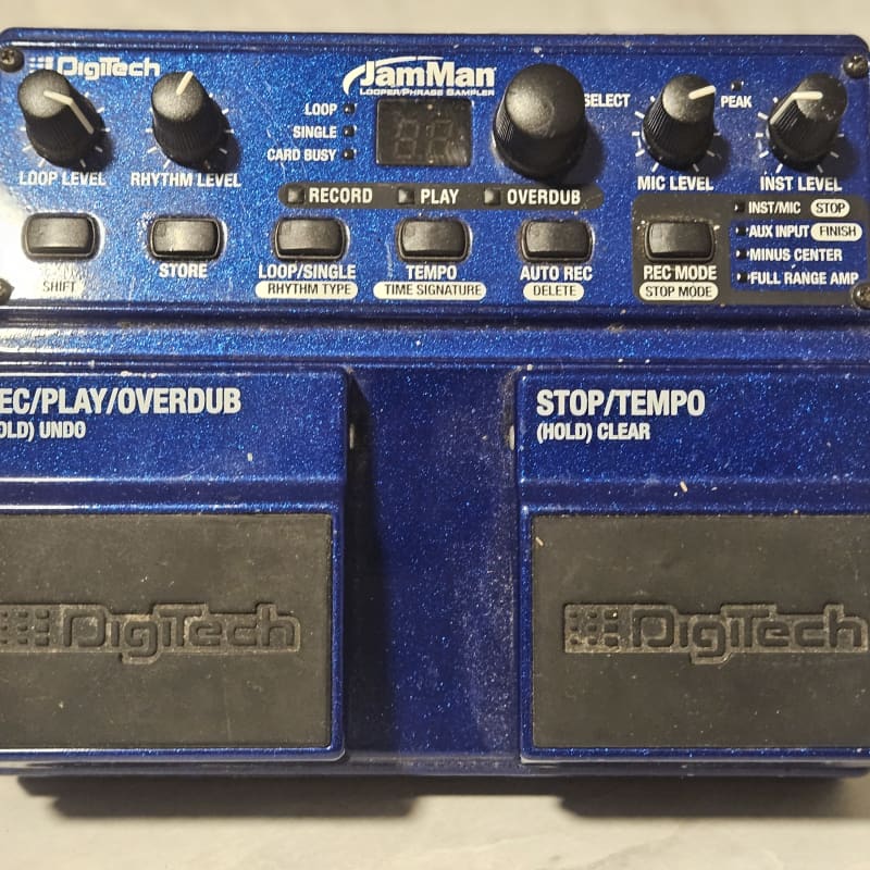 used 2000s DigiTech JamMan Blue - Effect Pedal