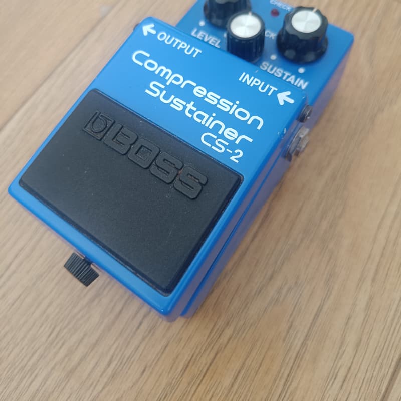 used 1981 - 1986 Boss CS-2 Compression Sustainer (Black Label) Blue - Effect Pedal