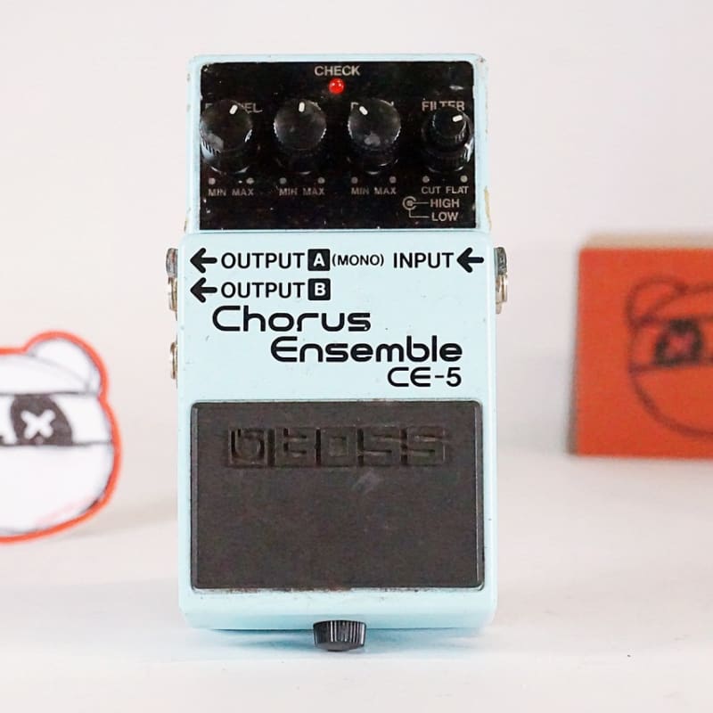 used 2010 Boss CE-5(a) Chorus Ensemble (Dark Gray Label) Blue - Effect Pedal