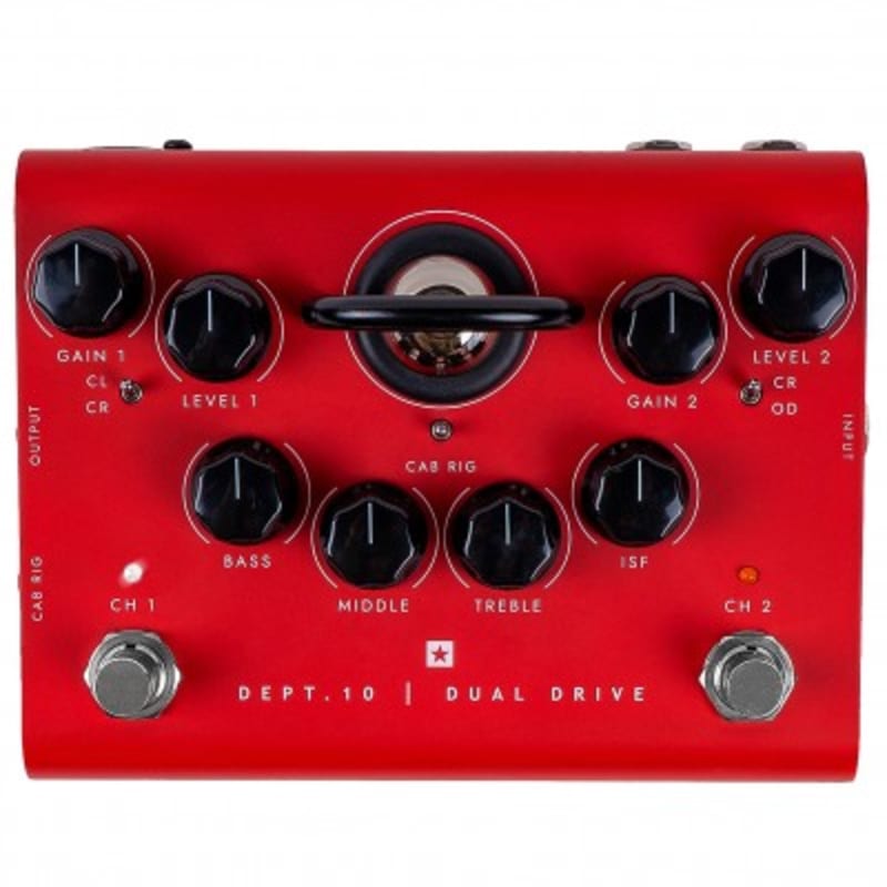 new 2021 Blackstar Dept. 10 Dual Drive Red - Effect Pedal