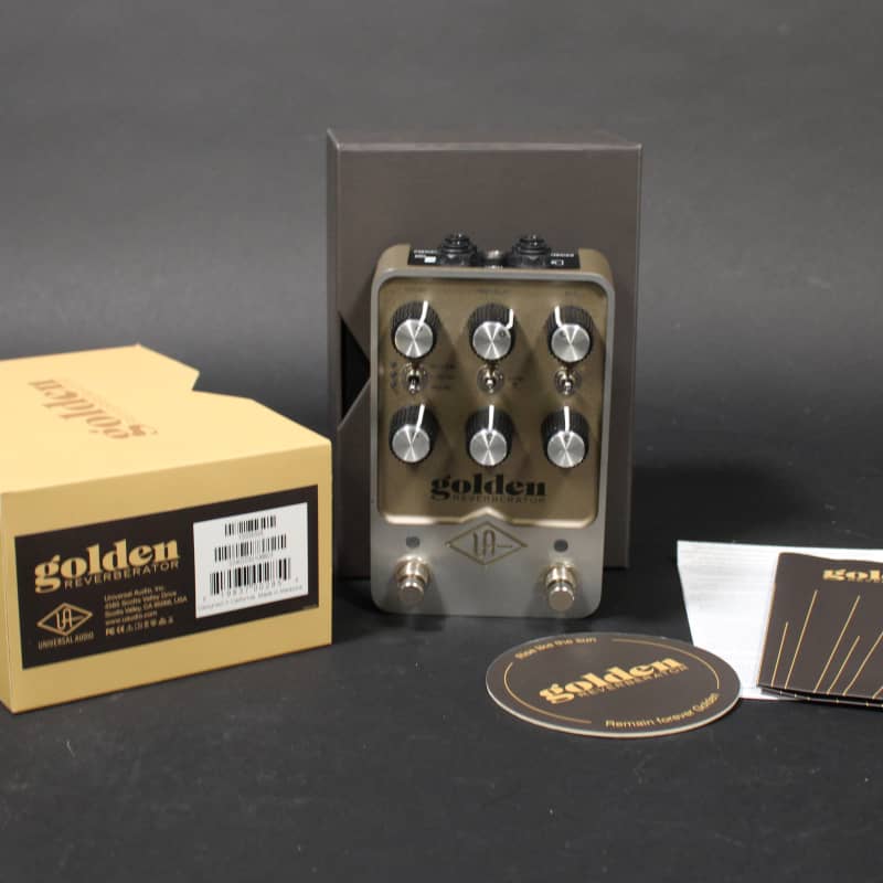 used 2021 - Present Universal Audio Golden Reverberator Gold - Effect Pedal