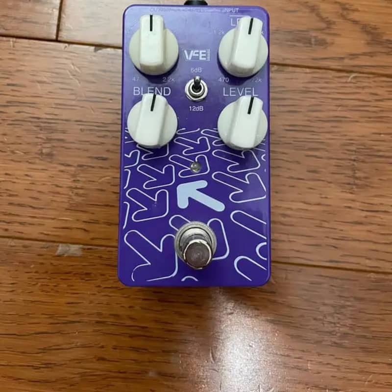 used 2010s VFE Standout Mid Boost Blue - Effect Pedal