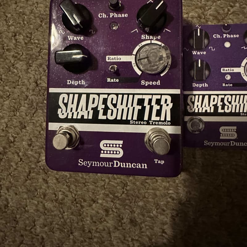 used 2010s Seymour Duncan Shape Shifter Stereo Tremolo Purple - Effect Pedal