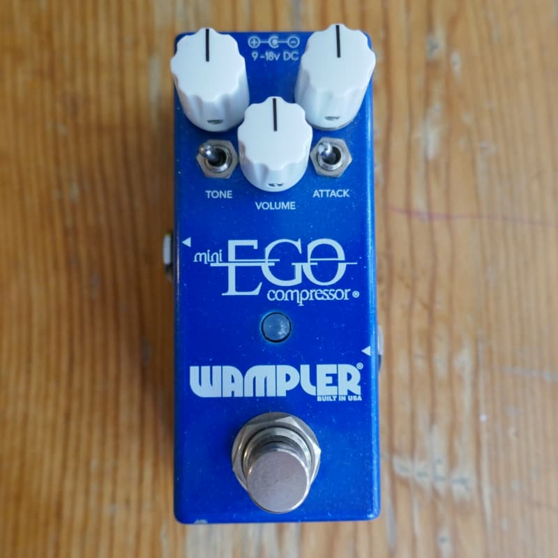 used 2010s Wampler Mini Ego Compressor Blue - Effect Pedal