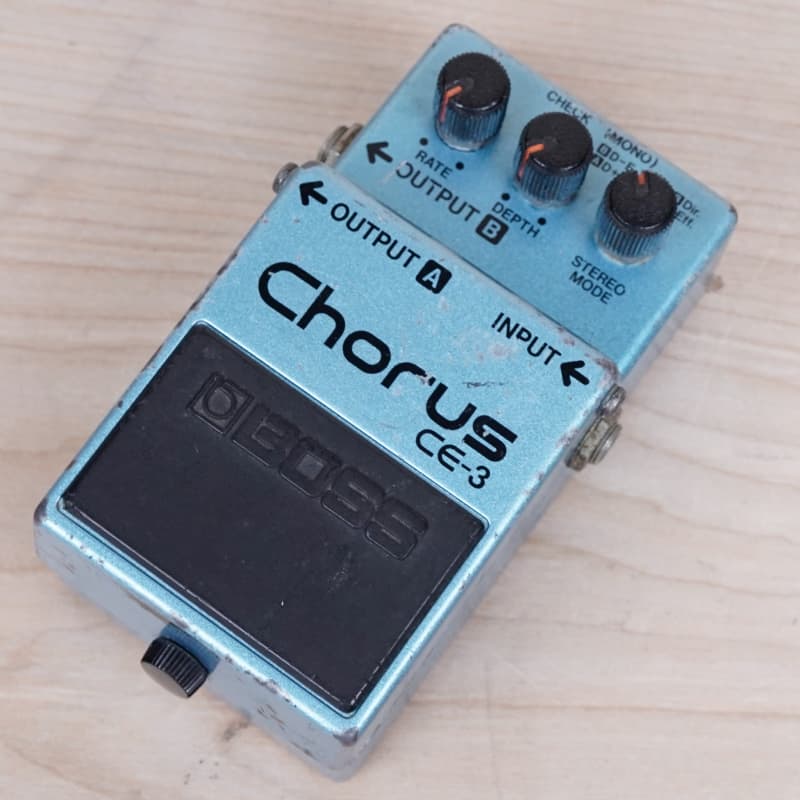 used 1985 Boss CE-3 Chorus (Green Label) Blue - Effect Pedal