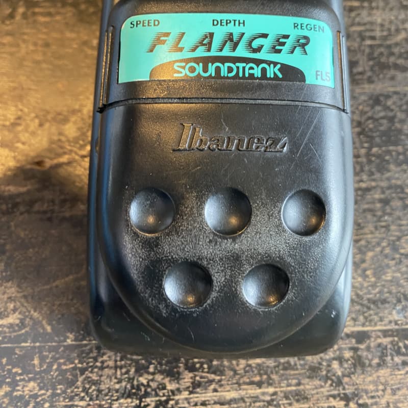 used 1990s Ibanez Soundtank FL5 Flanger Black - Effect Pedal