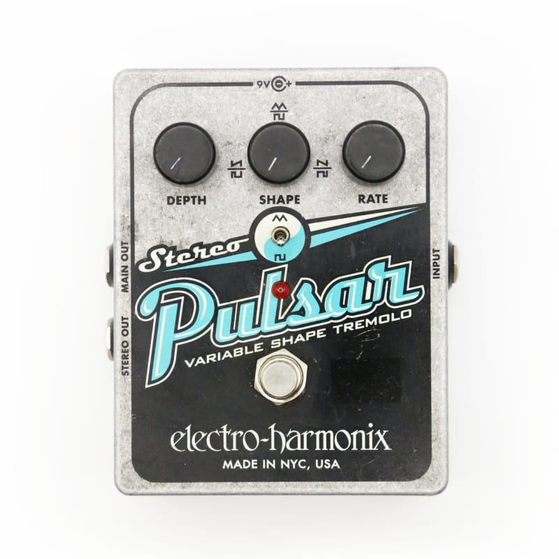 used 2000s Electro-Harmonix Stereo Pulsar Silver - Effect Pedal