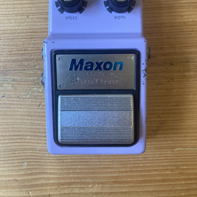 used 1980s Maxon CS-9 Stereo Chorus Purple - Effect Pedal