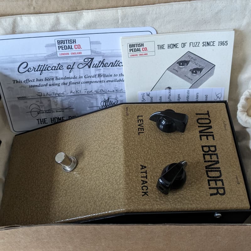 used 2010s British Pedal Company Tone Bender MKI Gold - Effect Pedal