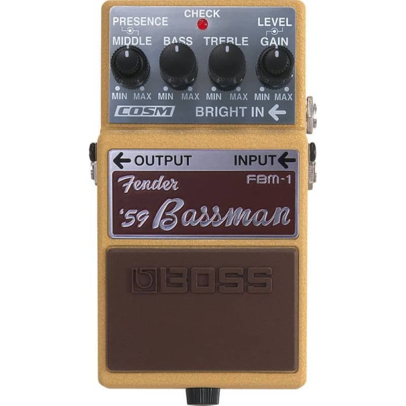 used 2007 - Present Boss FBM-1 Fender '59 Bassman Tan - Effect Pedal