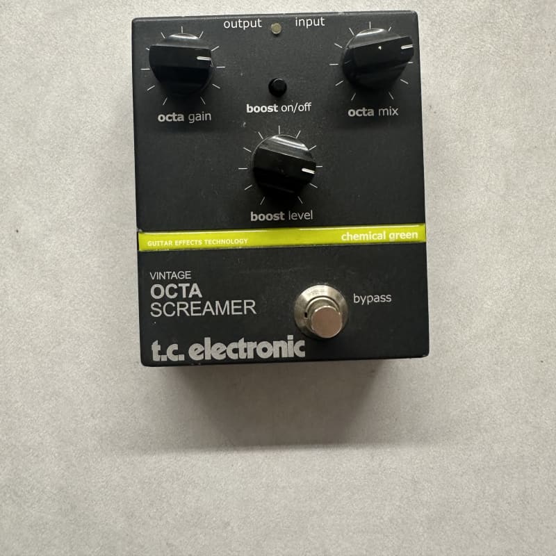 used 1990s TC Electronic Vintage Octascreamer Black - Effect Pedal