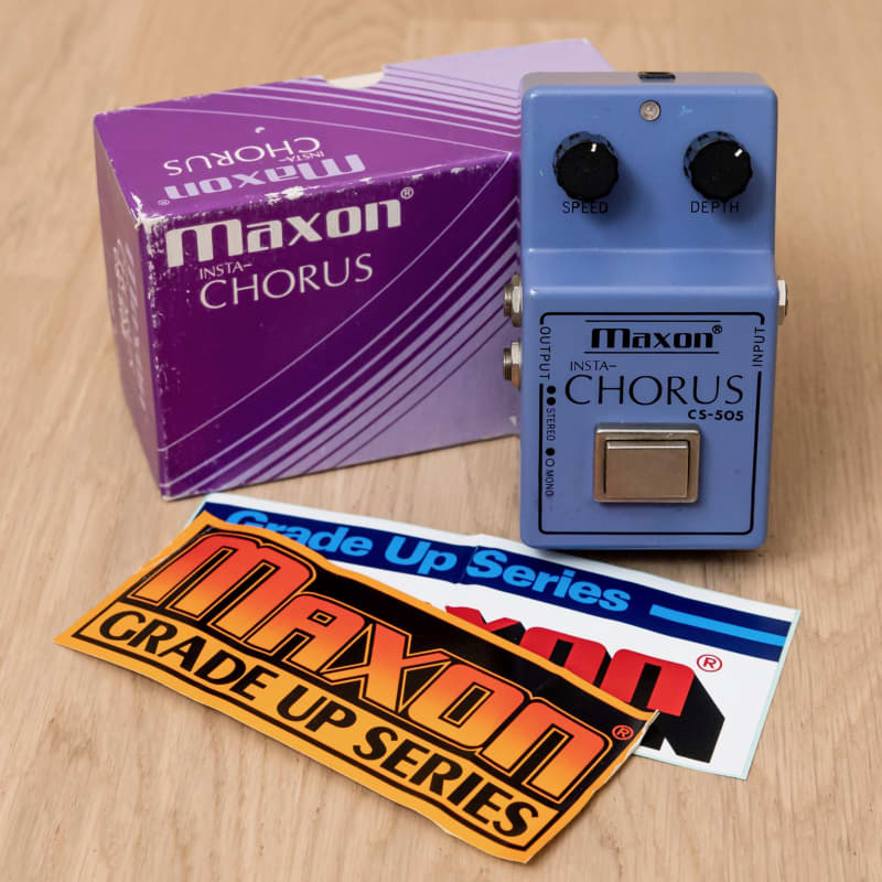 used 1980s Maxon CS-505 Insta-Chorus Purple - Effect Pedal