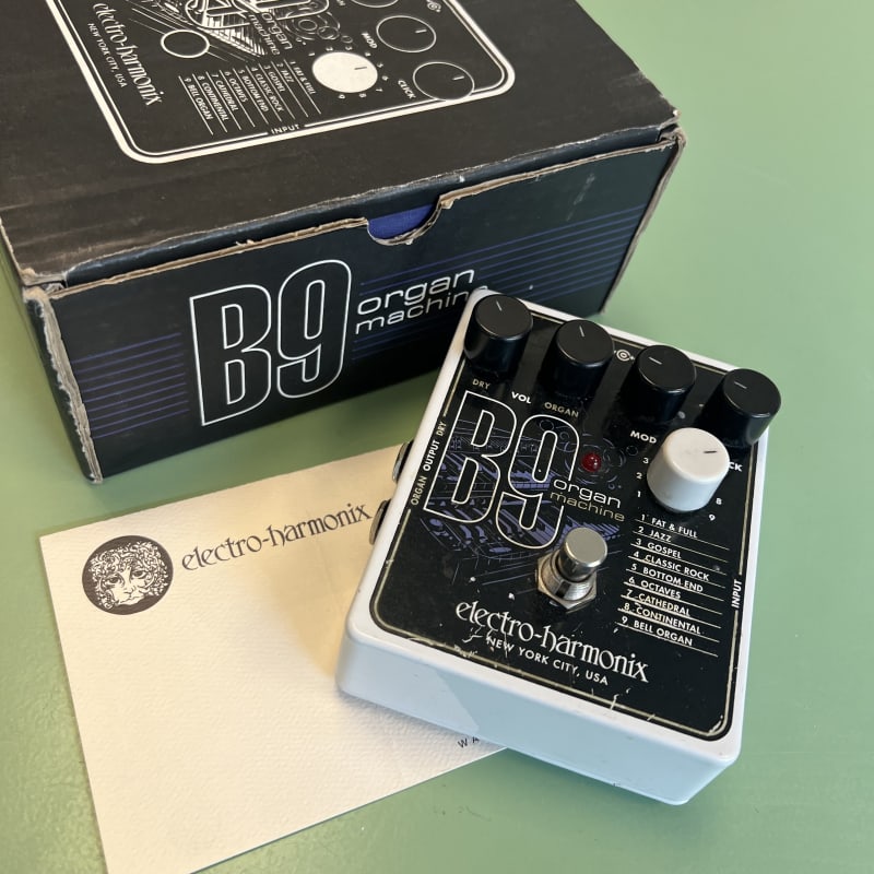 used 2014 - Present Electro-Harmonix B9 Organ Machine Black - Effect Pedal