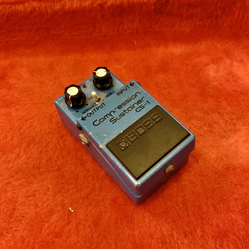 used 1980 Boss CS-1 compression sustainer pedal Blue - Effect Pedal