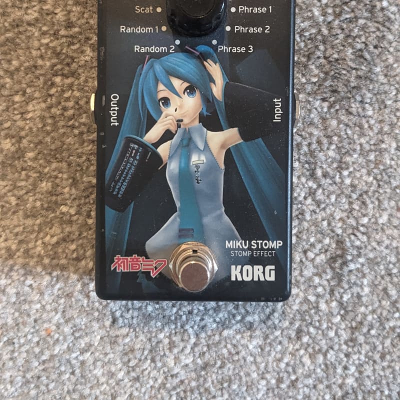 used 2010s Korg Miku Stomp Graphic - Effect Pedal