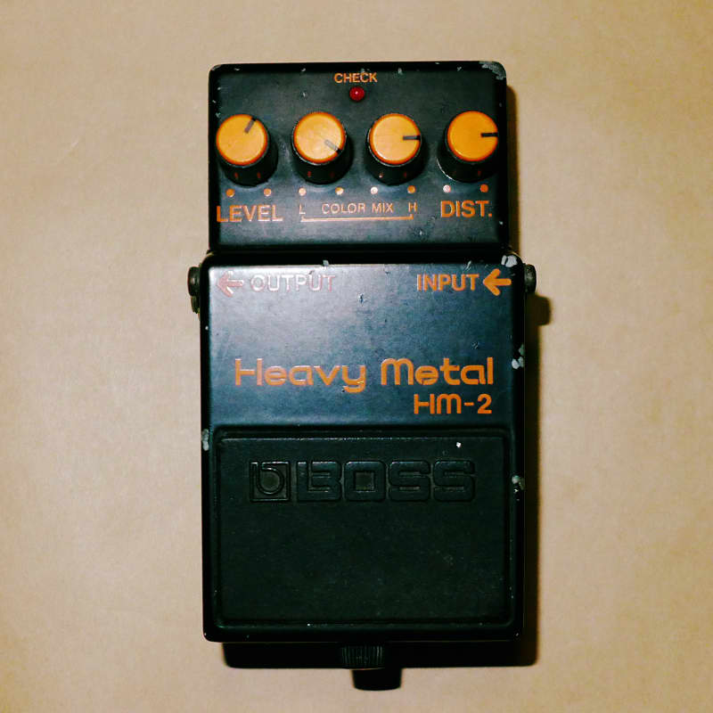 used 1985 Boss HM-2 Heavy Metal (Black Label) Black - Effect Pedal