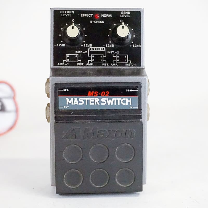 used 1980s Maxon MS-02 Master Switch Black - Effect Pedal