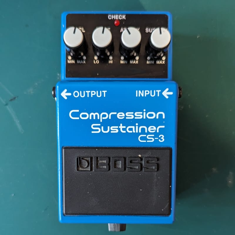 used 1986 - 1992 Boss CS-3 Compression Sustainer (Black Label) Blue - Effect Pedal