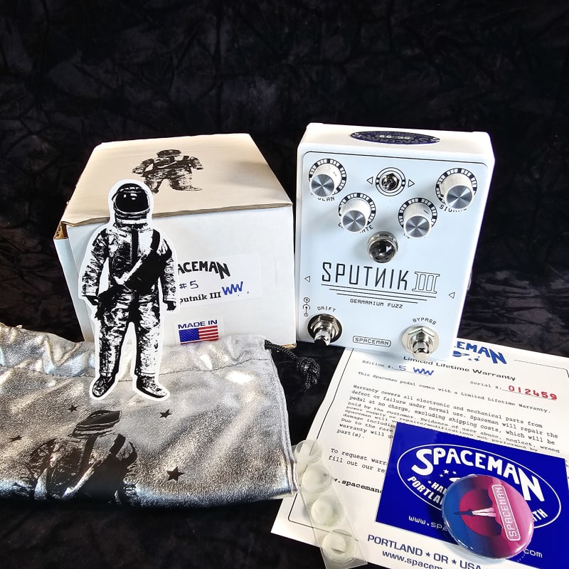 used 2020 Spaceman Sputnik III Germanium Fuzz White Edition - Effect Pedal