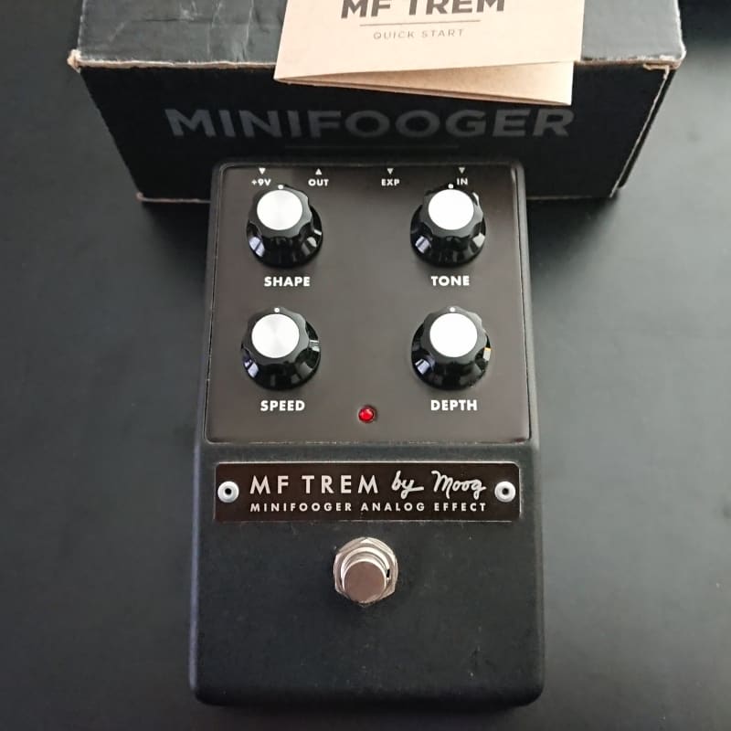 used 2010s Moog Minifooger MF Trem Black - Effect Pedal