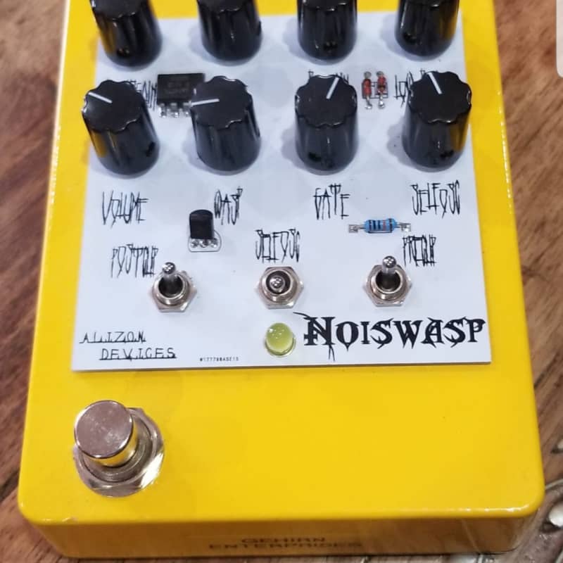 used 2021 Gehirn Enterprises NoisWasp Metal Yellow - Effect Pedal