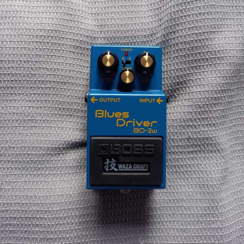 used 2015 - Present Boss BD-2W Blues Driver Waza Craft Blue - Effect Pedal