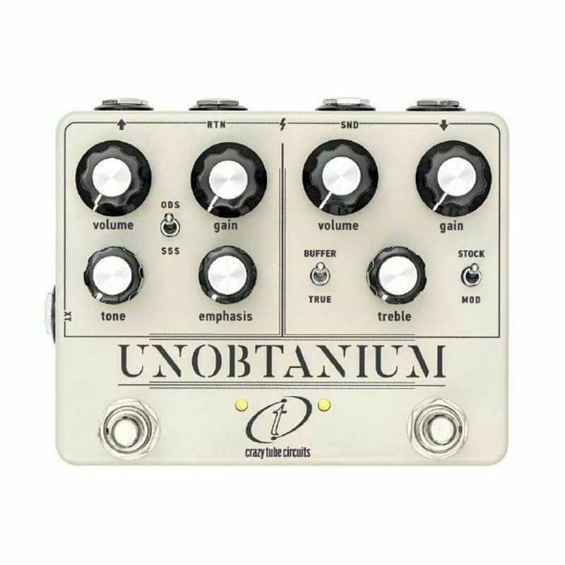 new Crazy Tube Circuits Unobtanium Dual Channel Amp/Overdrive Effe... - Effect Pedal