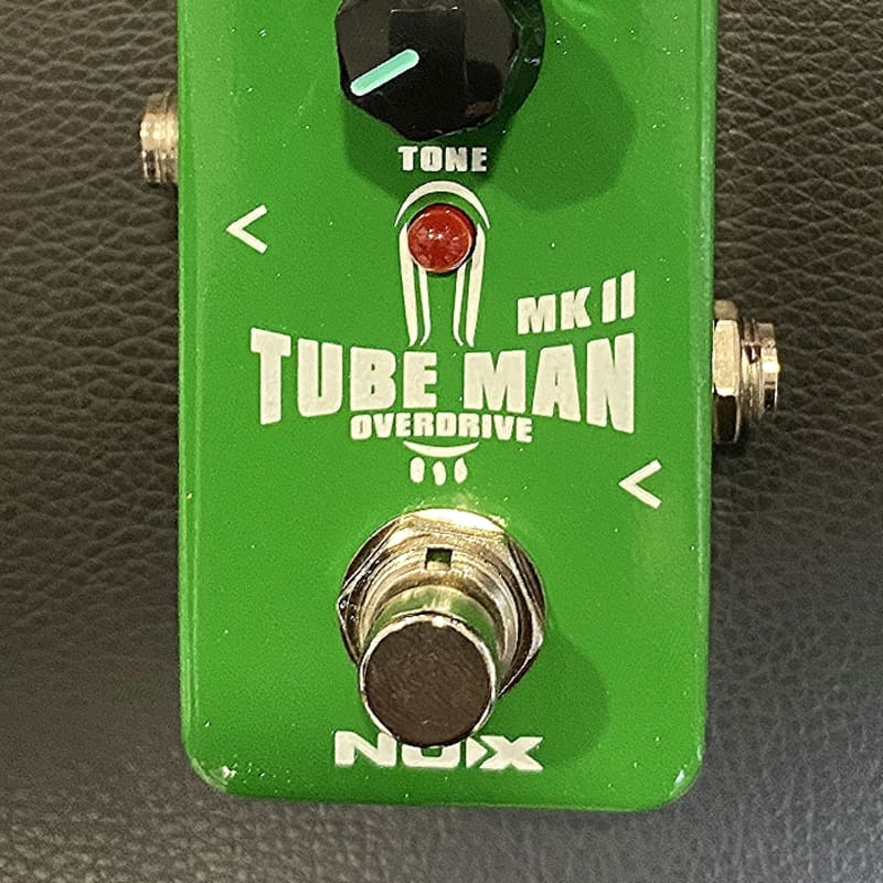 new Current NuX NOD-2 Tubeman 2 Overdrive Pedal Green/White - Effect Pedal