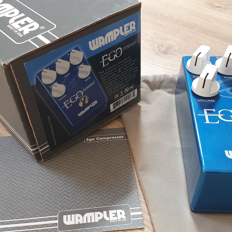 used 2010s Wampler Ego Compressor V2 (Small Logo) Blue - Effect Pedal