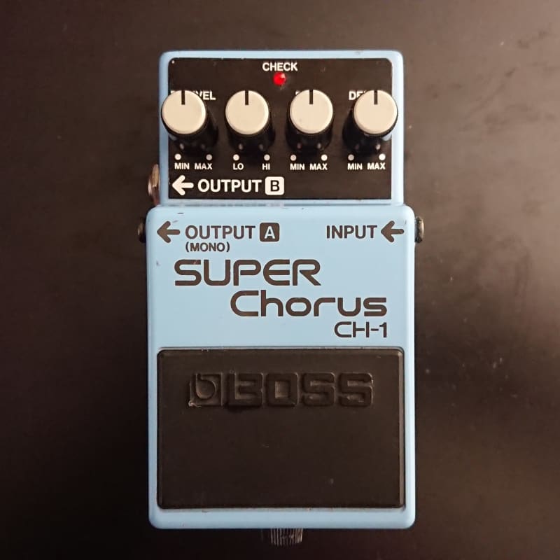 used 1989 - 2001 Boss CH-1 Super Chorus (Blue or Pink Label) Blue - Effect Pedal